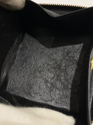 商品画像：2つ折り財布/レザー/BLK/無地/メンズ/SA2100// 4