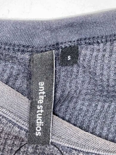 商品画像：長袖Tシャツ/S/コットン/BLK/無地/ES2260// 3