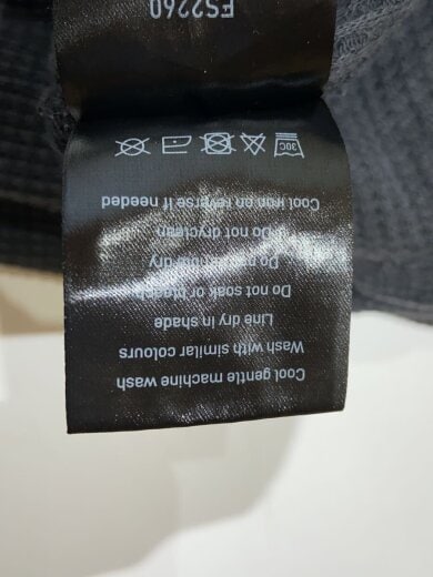 商品画像：長袖Tシャツ/S/コットン/BLK/無地/ES2260// 5