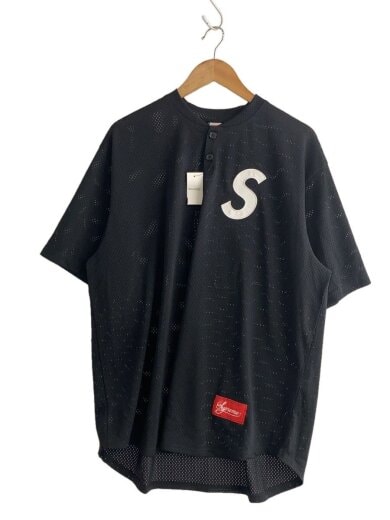 商品画像：カットソー/25SS/S Logo Baseball Henley/XL/ポリエステル/BLK// 1