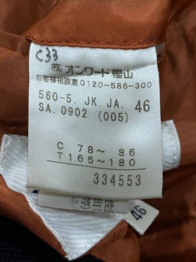 商品画像：ジャケット/46/ウール/BLK/560-5.JK.JA 4