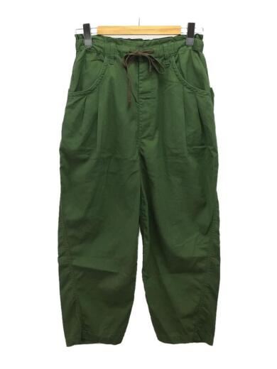 画像：RNA-Nアールエヌエーエヌ/ワイドパンツ/M/リネン/GRN/グリーン/R-3971/綿麻バルーンコックパンツ1