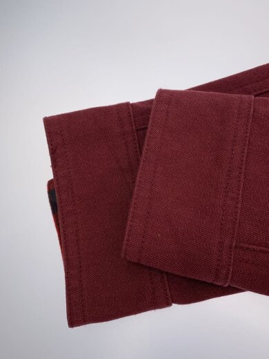 商品画像：ジャケット/S/コットン/ボルドー/20043 5