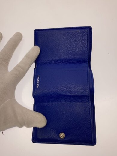 商品画像：3つ折り財布/--/BLU/レディース/391446・4130・V・203437 4