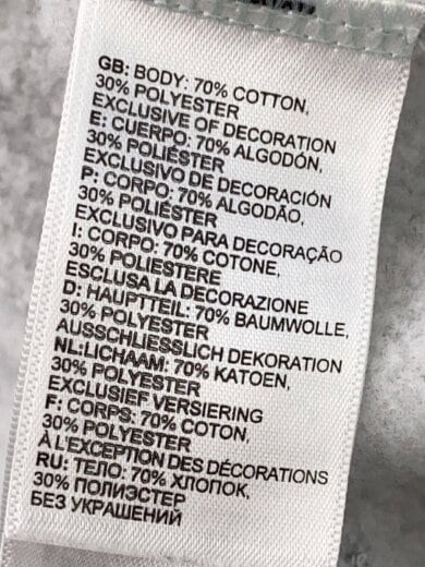 商品画像：パーカー/S/コットン/GRY 4