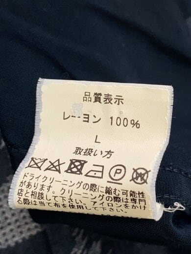 商品画像：アロハシャツ/L/レーヨン/NVY 4