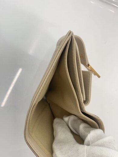 商品画像：2つ折り財布/--/BEG/無地/レディース/L098 6