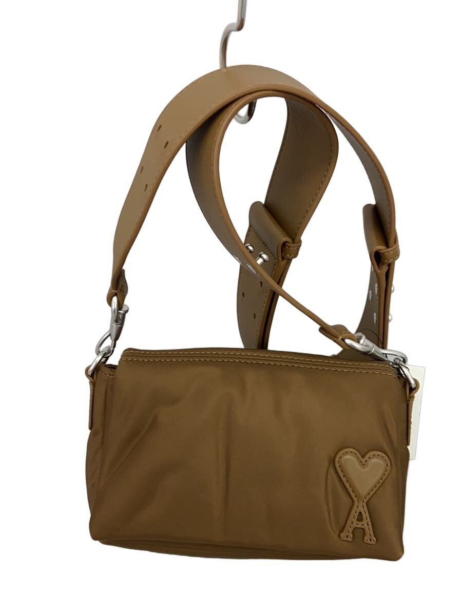 AMI Alexandre Mattiussi / ショルダーバッグ/ナイロン/BRW/無地/ULL710