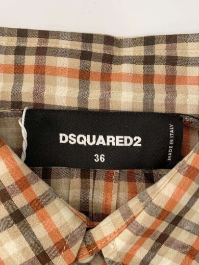 商品画像：長袖シャツ/36/コットン/BEG/チェック/S72DL0735 3