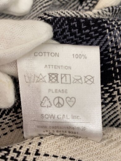 商品画像：長袖シャツ/M/コットン/GRY/チェック 5