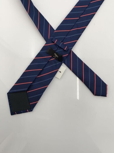 商品画像：ネクタイ/シルク/NVY/ボーダー/メンズ 3