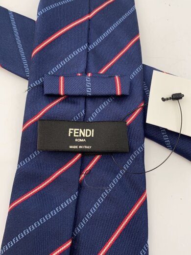 商品画像：ネクタイ/シルク/NVY/ボーダー/メンズ 4