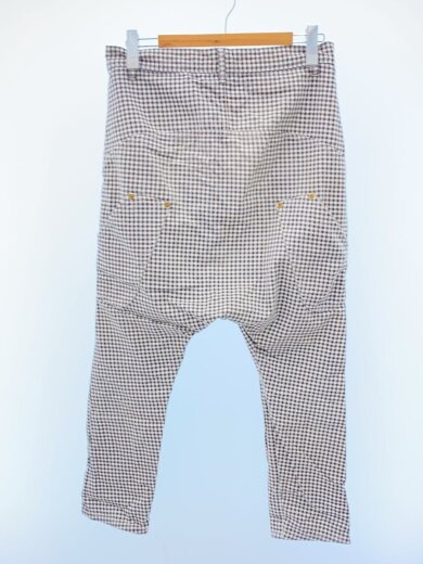 商品画像：サルエルパンツ/3/コットン/GRY/ギンガムCK/MB01FF766 2