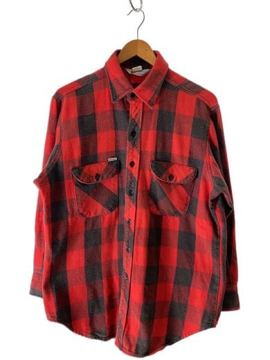 商品画像：長袖シャツ/--/コットン/RED// 1