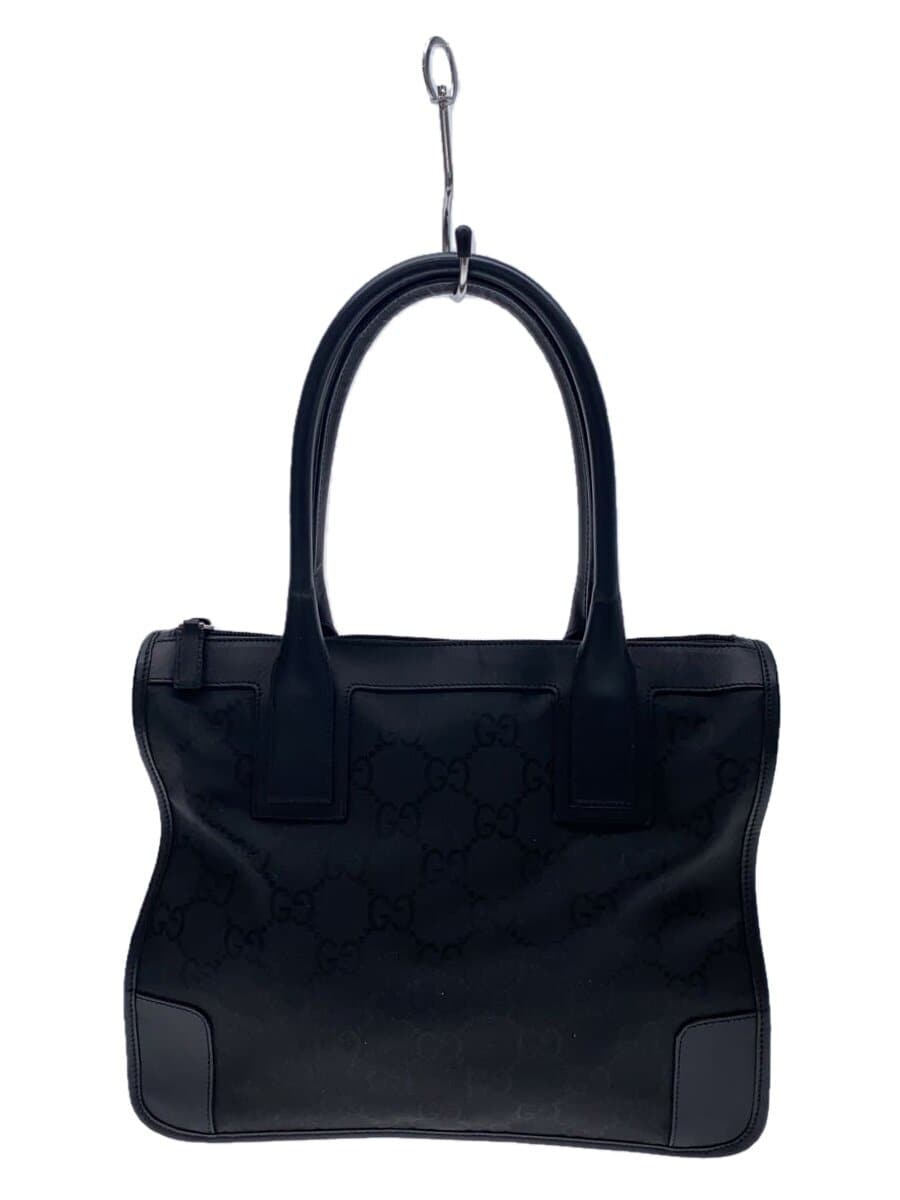 GUCCI / ハンドバッグ_GGナイロン/--/BLK/総柄//