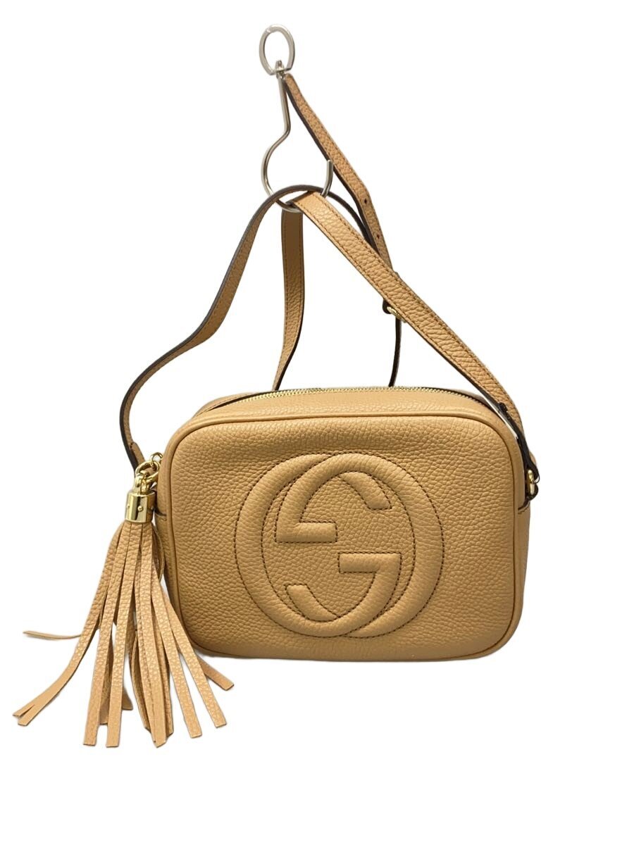 GUCCI / スモール・ディスコバッグ_ソーホー/レザー/BRW