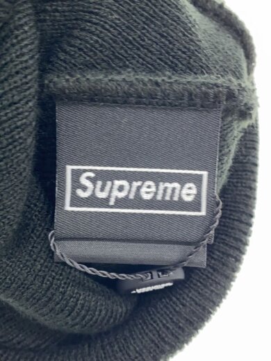 画像：Supreme × NEW ERAニットキャップ/FREE/ポリエステル/ブラック/メンズ4