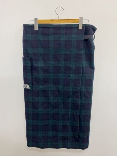 商品画像：ラップスカート/--/ウール/GRN/チェック/NB82232 2