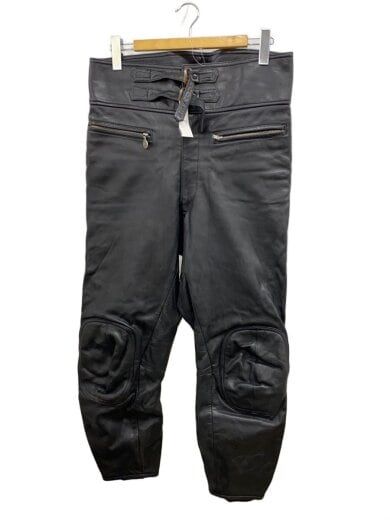 商品画像：ライデュイングパンツ/ボトム/レザー/BLK/無地/4L 1
