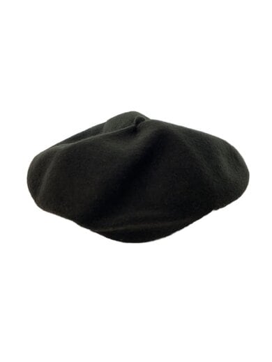 商品画像：ベレー帽/--/ウール/GRN/無地/レディース 1