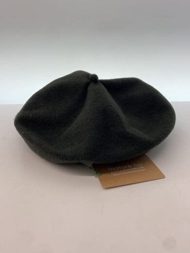 商品画像：ベレー帽/--/ウール/GRN/無地/レディース 2