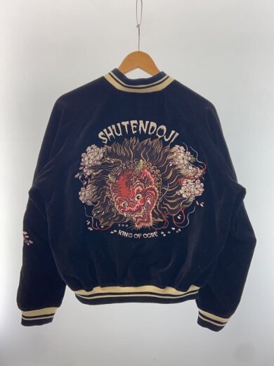 商品画像：スカジャン/40/コットン/BLK/酒呑童子 2