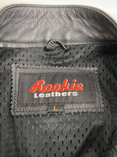 商品画像：Rookie Leatghers/シングルライダースジャケット/L/牛革/BLK// 3