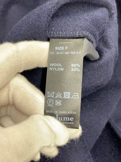 商品画像：24AW/ウールナイロンリバーベスト /FREE/ウール/NVY/24-011-462-7000-3-0 4