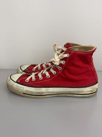 商品画像：90s/USA製/ALLSTAR/ハイカットスニーカー/US6.5/RED/キャンバス/ヨゴレ・ソール減リ有 1