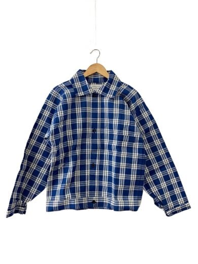 画像：WAREHOUSE1900’S INDIGO BLUE and WHITE CHECK BLOUSE/40/BLU/チェック/2231//1