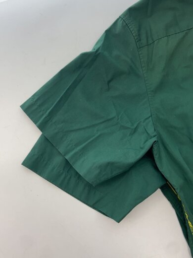 商品画像：21ss/Logo Rib S/S Work Shirt/半袖シャツ/M/コットン/GRN 5
