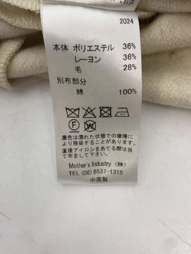 商品画像：ステンカラーコート/--/ポリエステル/WHT/無地/ウール混 4