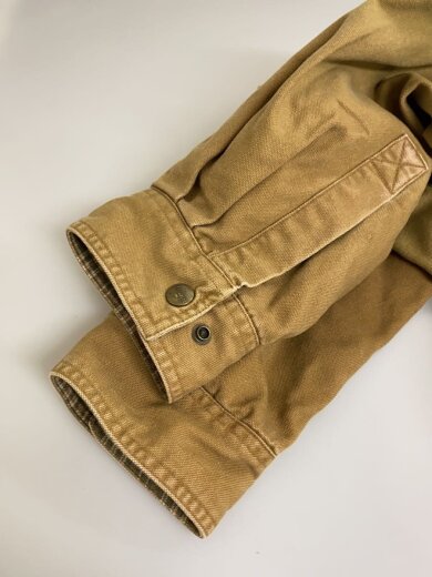 商品画像：長袖シャツ/XL/コットン/BEG/S96BRN/ダック地/色褪セ有 4