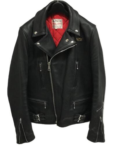 画像：Lewis LeathersLewis Leathers/391/ライトニング/36/タイトフィット/カウハイド/黒/ブラック1