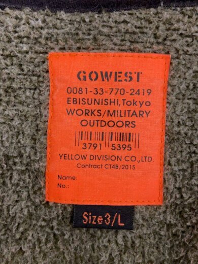 商品画像：ジャケット/3/コットン/BLK 3