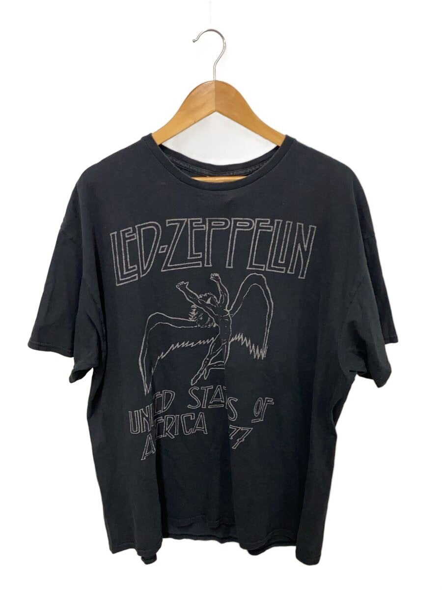 DELTA / LED・ZEPPELIN/Tシャツ/2XL/コットン/BLK