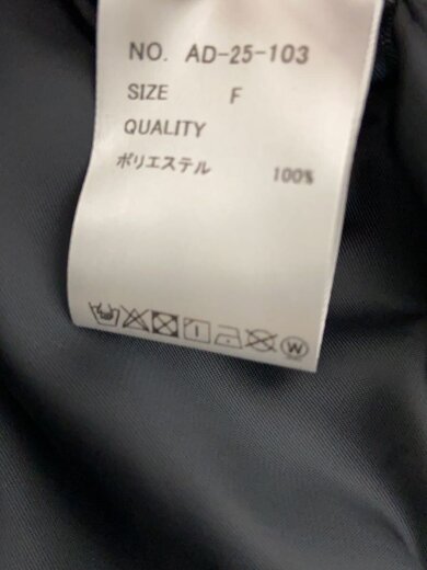 商品画像：ジャケット/FREE/ポリエステル/BLK/ad-25-103 4