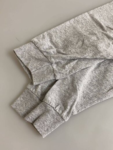 商品画像：長袖Tシャツ/2XL/コットン/GRY 4