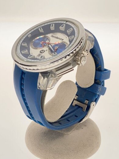 商品画像：腕時計/アナログ/ラバー/SLV/BLU/02046002N 2