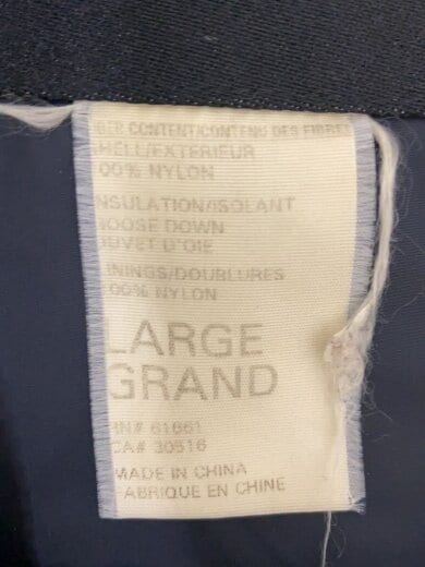 商品画像：ダウンジャケット/L/ナイロン/BLK 4