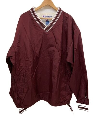 商品画像：Vネックプルオーバー/XL/ポリエステル/BRD 1