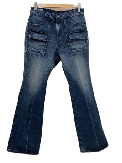 商品画像：ブーツカットパンツ/L/コットン/IDG/LM9818 1