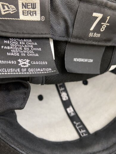 商品画像：キャップ/7 1/8/ウール/BLK/メンズ 7