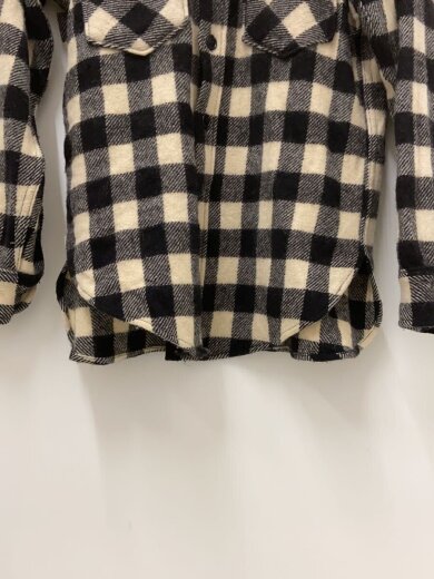 商品画像：長袖シャツ/M/ウール/BLK/チェック 5