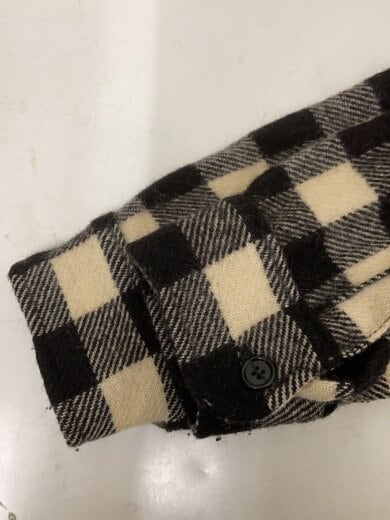 商品画像：長袖シャツ/M/ウール/BLK/チェック 6