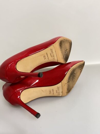 商品画像：パンプス/35.5/RED/エナメル 4