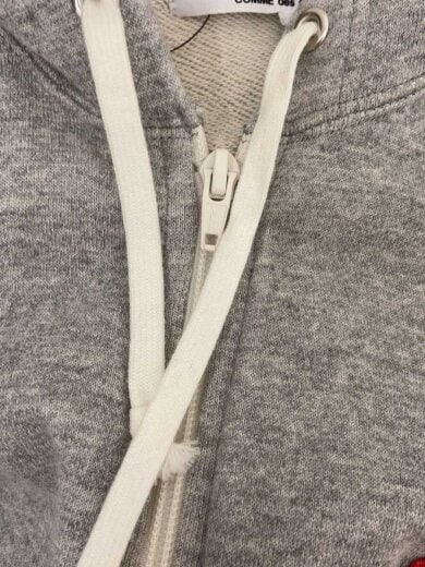 商品画像：ジップパーカー/S/コットン/GRY/AZ-T325 7