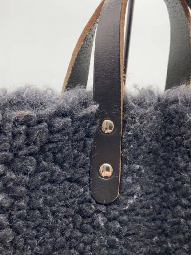 商品画像：ハンドバッグ/フリース/BLK 7