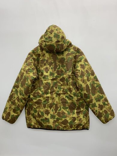 商品画像：REVERSIBLE HOODED PUFFY JACKET/ジャケット/L/ナイロン/KHK/カモフラ 2
