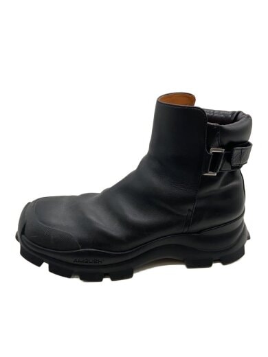 商品画像：RUBBER SOLE BOOTS/ブーツ/43/BLK/レザー// 1